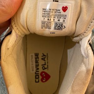 Converse PLAY comme des Garcons